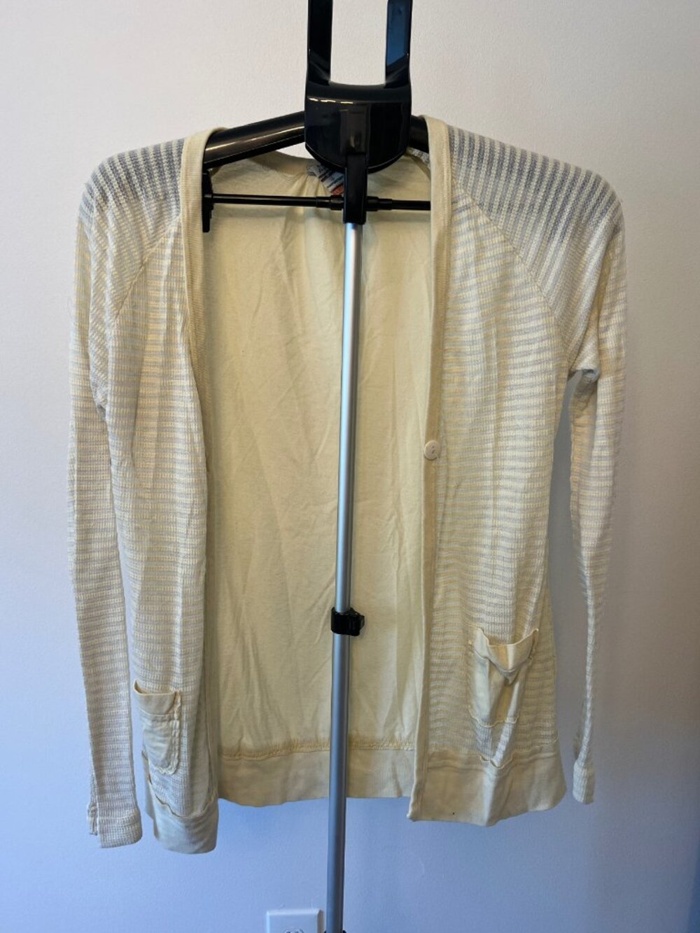 Free People Yellow Cardigan